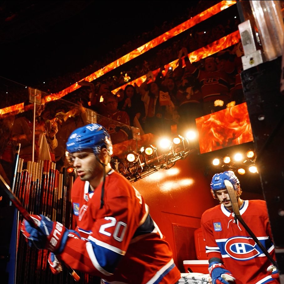 À votre écran, à l'aréna ou dans la rue devant le Centre Bell... le match 4 est ce soir 🍿 On your screen, at the arena or on the street in front of the Bell Centre… Game 4 is tonight #GoHabsGo