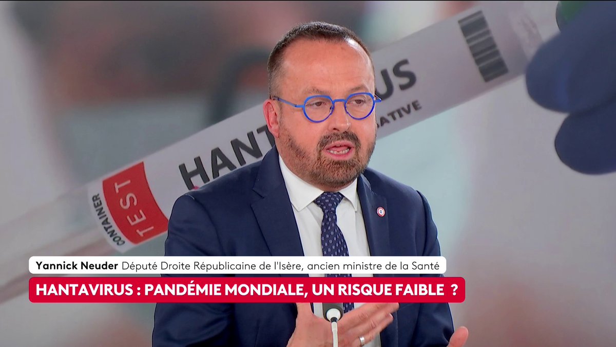 🔴 🗣️ Hantavirus : "Les propos de Donald Trump sont choquants", estime Dr. Yannick Neuder, député de l'Isère et ancien ministre de la Santé. Le président américain assure qu'il semble que "c'est une maladie qui circule à une petite échelle". #ToutEstPolitique #Canal16