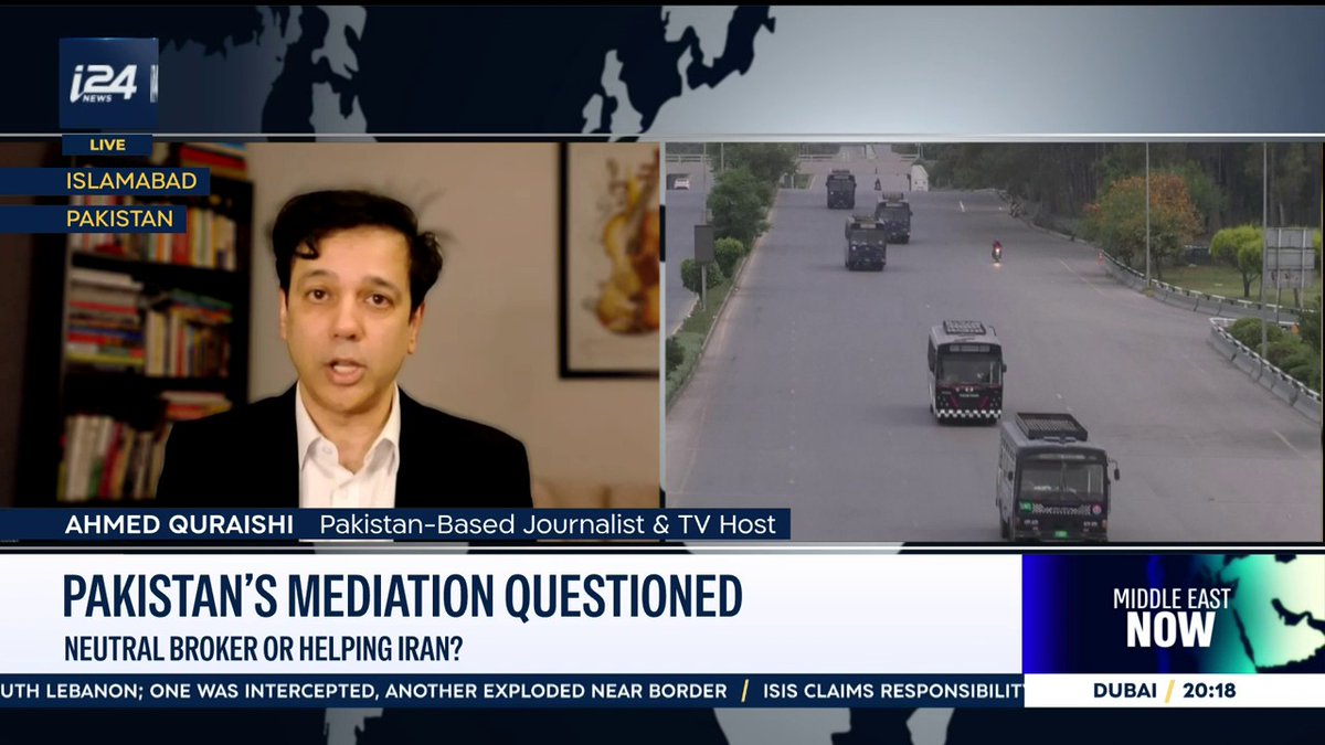 'They could have slipped in some of their important aircraft with their delegation to Pakistan, it's possible, you can't really trust the Iranians' Ahmed Quraishi tells Nicole Zedeck on #MiddleEastNow 👇For more updates, visit our website👇