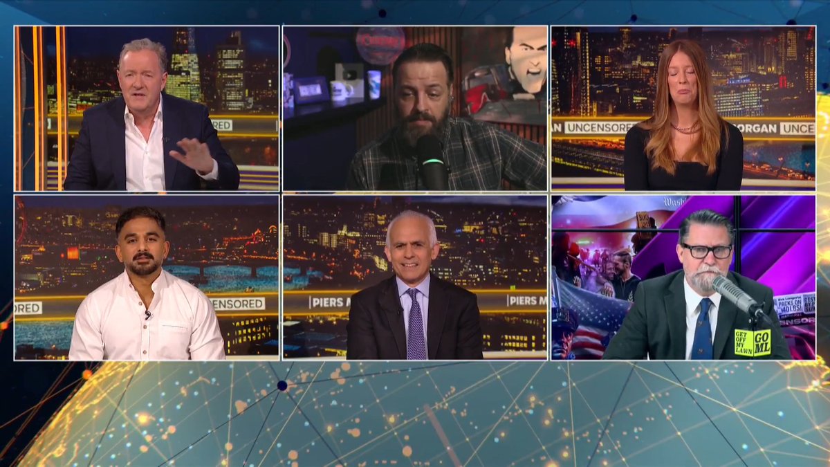'Woah, what did you call her?.. apologize!' Piers Morgan calls out Gavin McInnes for calling Ava Santina a 'dumb b****'. Watch more 👇 📺 Piers Morgan | Gavin McInnes | Ava-Santina