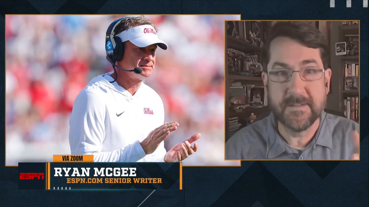 "The Lane Kiffin playbook is he wants them to love him where he is, and he doesn't really care if they still love him where he was." – Ryan McGee on Lane Kiffin's comments about Ole Miss.
