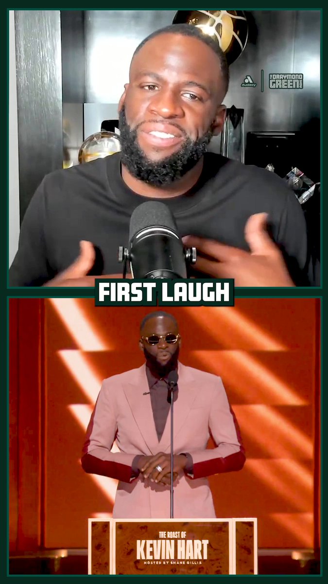 Draymond on his experience at The Roast Of Kevin Hart “My heart was in my stomach, first couple jokes, nervous as hell, you get that first laugh, you're like "alright cool I'm good now"... Pete (Davidson) like "this is cool bro I'm nervous as hell" then Shane Gillis come over like "Y'all have no idea, I'm so f**king nervous", once they start telling me that they're nervous, I'm like "alright, I guess I'm supposed to be feeling this way then"... What is life and how can I complain?”
