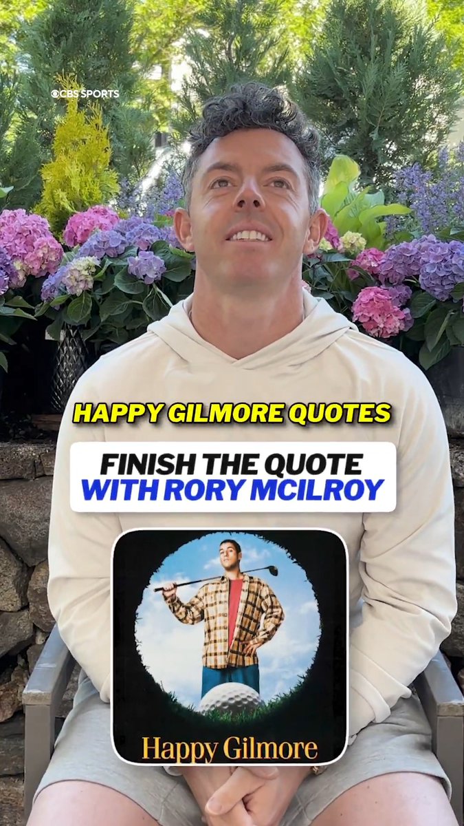 We asked Rory McIlroy to finish these "Happy Gilmore" quotes...