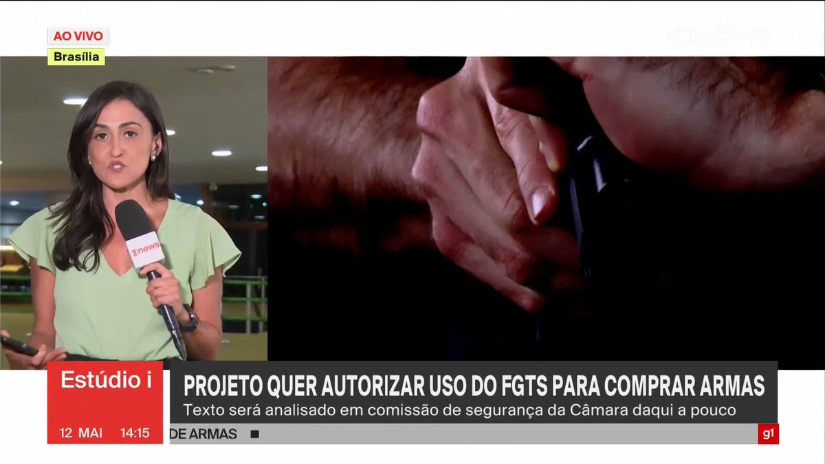 Um projeto de lei pretende autorizar o uso do FGTS para a compra de armas de fogo e munição. De autoria do deputado Marcos Pollon (PL-MS), deve ser analisado nesta terça-feira (12) pela Comissão de Segurança Pública. ➡ Assista: #GloboNews #Estúdioi