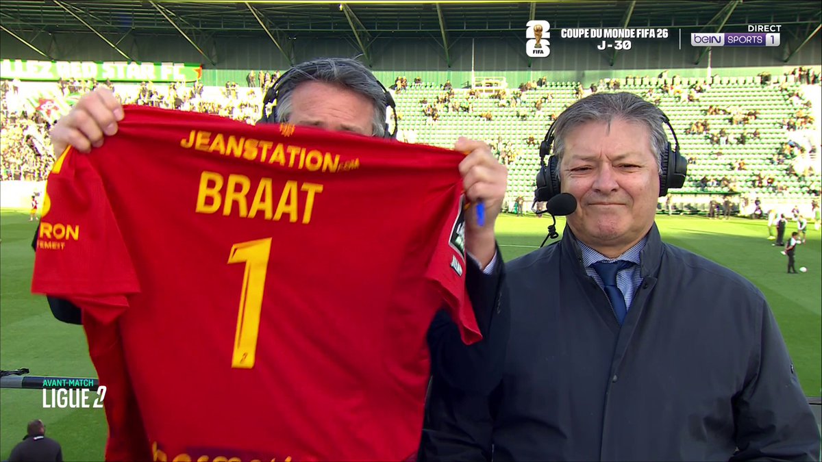 [🎁CONCOURS] ⚽️#beINLIGUE2 🔮 Donnez votre prono pour #REDRAF via #beINLIGUE2 👕 Le maillot de Quentin Braat est à gagner ! 👉 Follow beIN SPORTS pour jouer