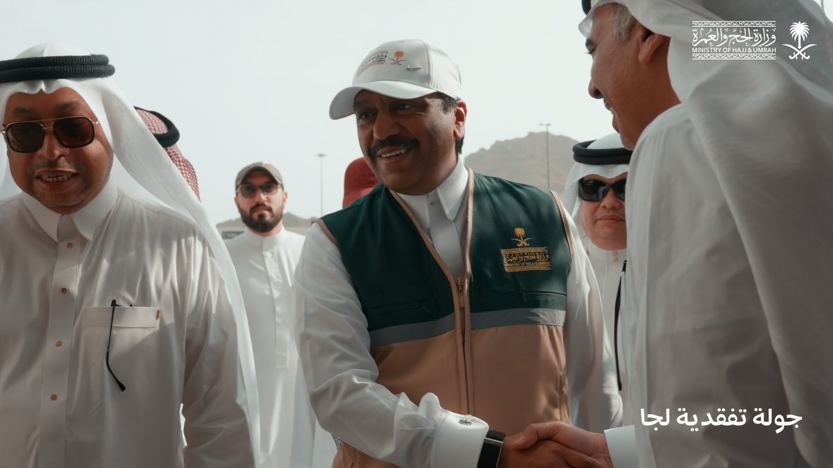 معالي نائب الوزير د. عبدالفتاح مشاط عبدالفتاح مشاط خلال جولة تفقدية في مشعر منى؛ للاطمئنان على جاهزية عدد من المواقع لاستقبال ضيوف الرحمن. #حياكم_الله #حج_1447هـ