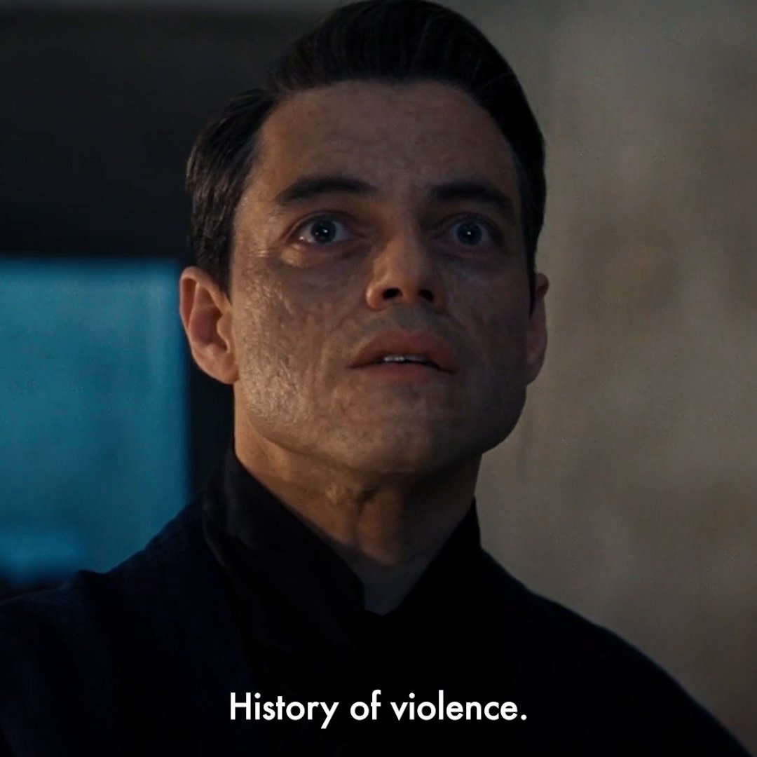 Let’s celebrate Rami Malek's birthday, who played Safin in NO TIME TO DIE, with a party in his Poison Garden. It’s perfectly safe, as long as you don’t touch anything.