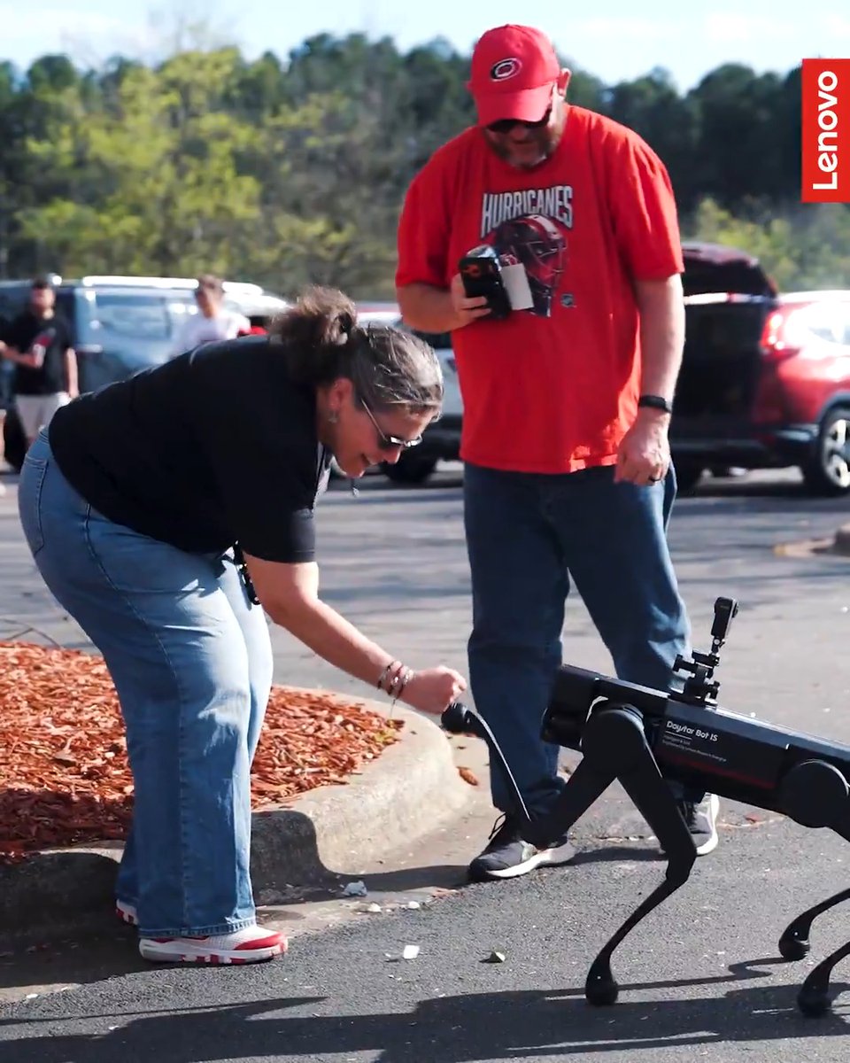 Can’t keep Lenny away from a tailgate #Canes | Lenovo