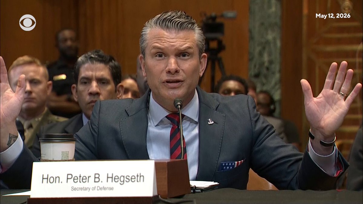 “I just think it's so foolish,” Defense Secretary Pete Hegseth told Sen. Chris Coons (D-DE) after Coons said the U.S. is on the “verge of a strategic loss because we are now negotiating” with Iran over control of the Strait of Hormuz. "74 days in and you're talking about strategic loss? We have the ability to defeat a 47-year threat of a pursuit of a nuclear weapon,” Hegseth said. “We've had incredible battlefield successes, and you're talking about a strategic loss, posing disingenuous questions?” Coons rebutted that Americans are experiencing the strain of the strait's closure "at the gas pump, every single day," as the cost of gas continues to rise.