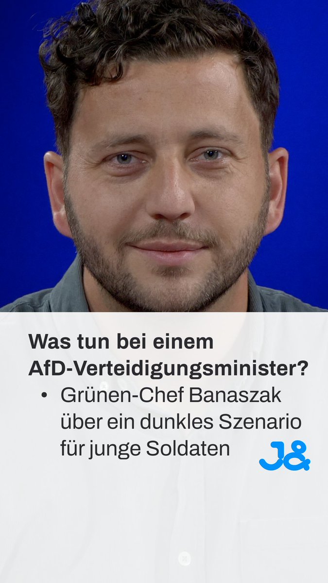 Was tun bei einem AfD-Verteidigungsminister? Grünen-Chef Felix Banaszak über ein dunkles Szenario für junge deutsche Soldaten: "Dann können sie immer noch desertieren"