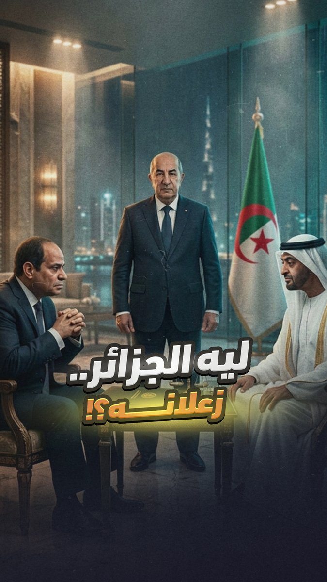 ليه الجزائر زعلانة؟! #الجزائر #السيسي #الامارات #بن_زايد