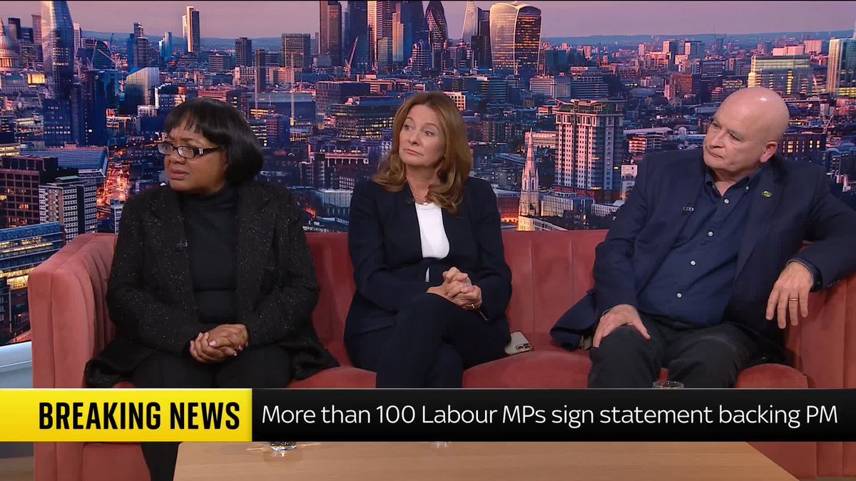 'We have to do what's right - and we have to choose the right person to be leader of the Labour Party and Prime Minister.' Diane Abbott speaks to Cathy Newman, as more than 80 MPs have called on the PM to quit Politics updates: 📺 Sky 501
