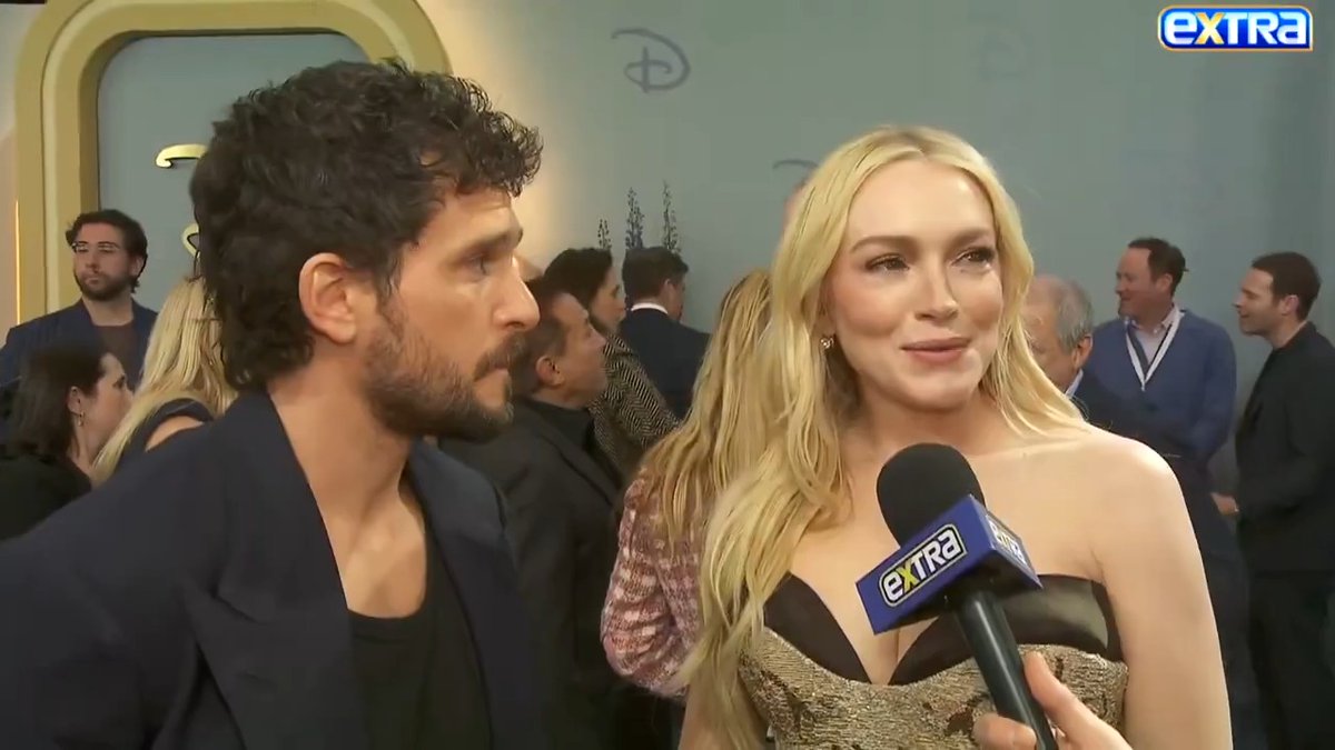 Lindsay Lohan and Kit Harington talk to Extra about playing a married couple in the upcoming Hulu series COUNT MY LIES.