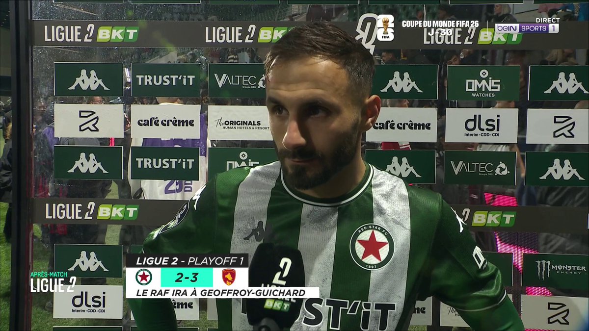 [📺 LIVE] 🇫🇷 #REDRAF 🎙️ Damien Durand (Red Star) : "Ce soir c'est un échec." #beINLigue2