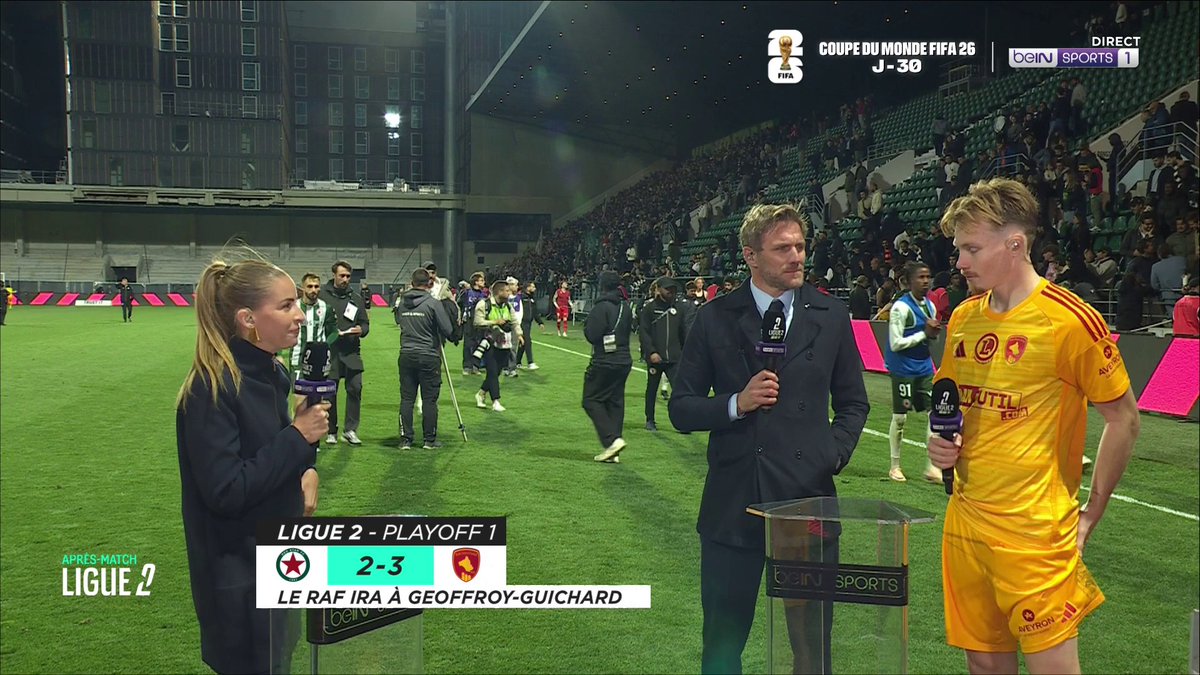 [📺 LIVE] 🇫🇷 #REDRAF 🎙️ Mathis Magnin (Rodez) : "C'était intense !" #beINLigue2