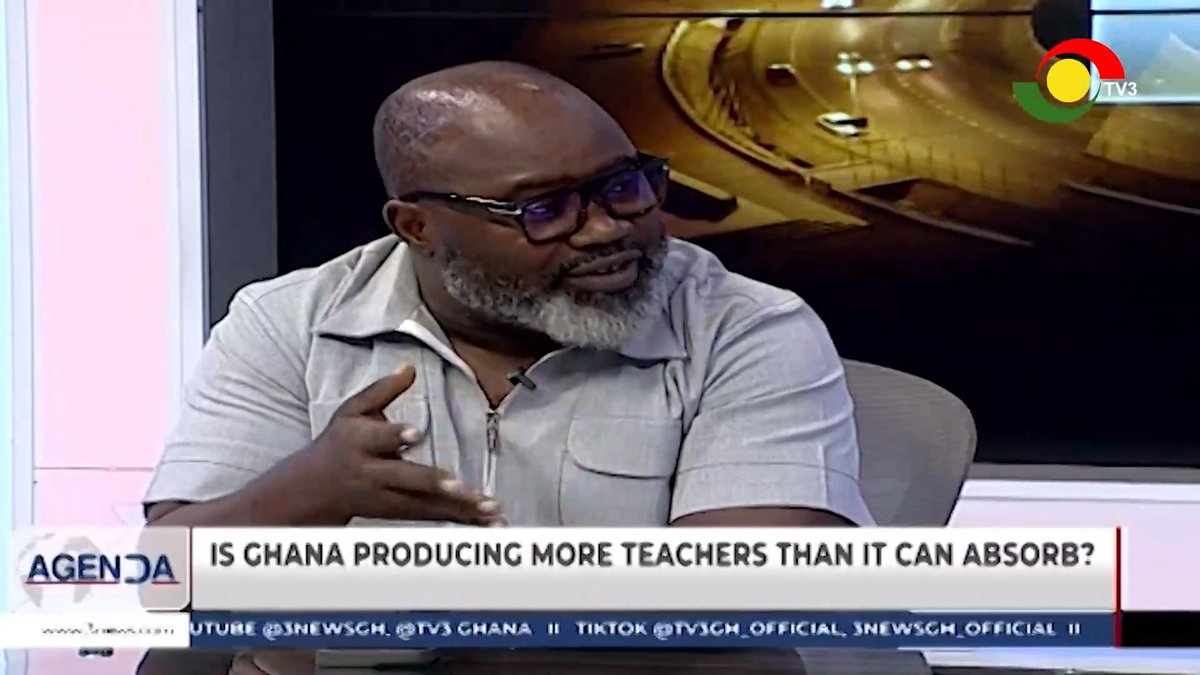No serious government employs all teachers who graduate from the education college. Thinking that the government must employ you after graduating as a teacher is a colonial mindset. - Kofi Asare, African Education Watch #Agenda #TV3GH