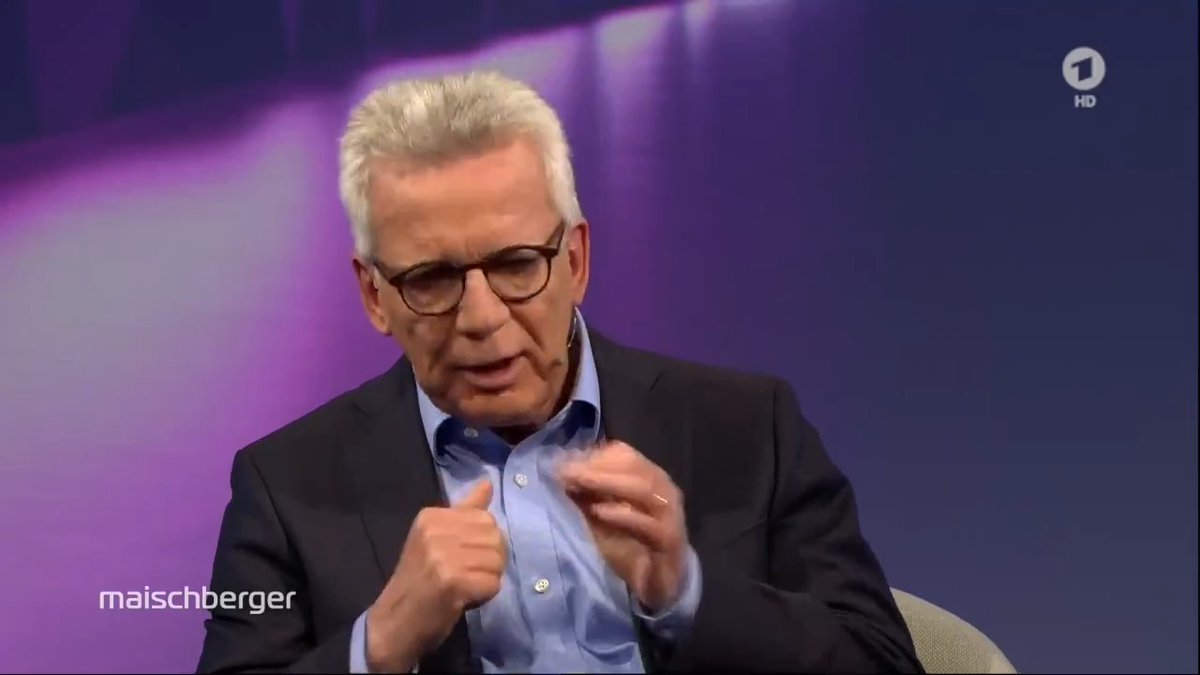 „Viele Mitglieder der #CDU oder der #SPD, von mir aus auch der #CSU, glauben, man ist besonders gut in der Regierung, wenn man immer sein eigenes Profil betont”, sagt Thomas de Maizière (CDU Deutschlands). Die Bürger interessiere jedoch vielmehr, „dass gehandelt wird.” #maischberger