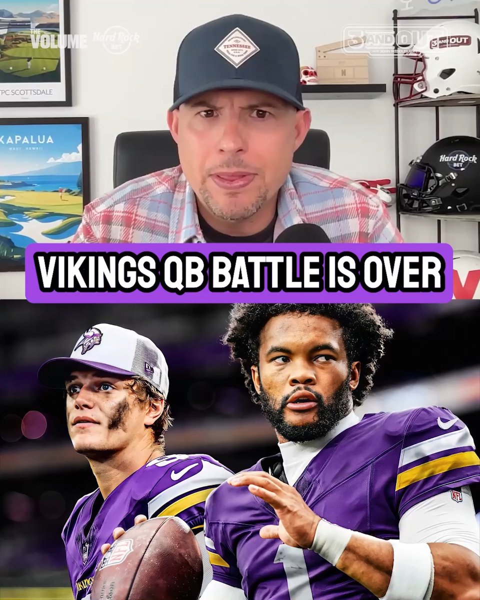 “J.J. McCarthy might not be on the roster Week 1.” John Middlekauff says there is NO real quarterback competition in Minnesota & explains why Kyler Murray has already won the Vikings’ starting QB job.