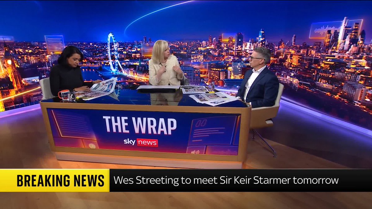 'if I was in Downing Street tonight I would be feeling an awful lot happier than I was this morning' - james lyons 'This is a survival strategy but it is very short-termist' - Salma Shah Watch The Wrap with @AnnaBotting live: