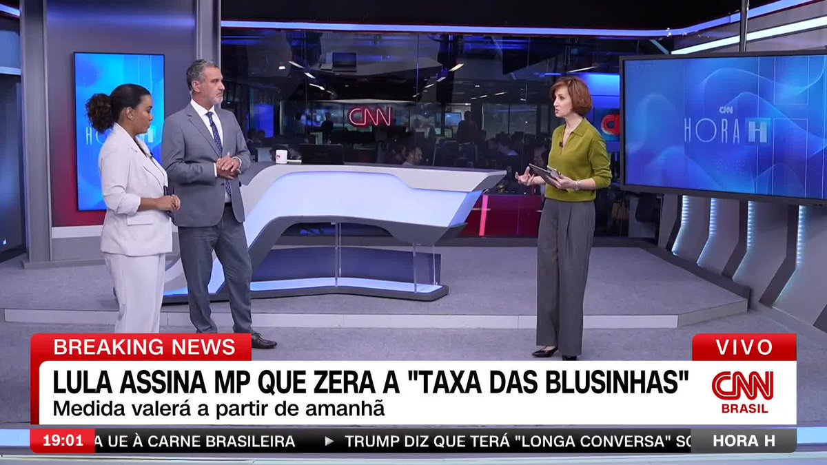 Lula assina MP que zera a "taxa das blusinhas"; assista #HoraH