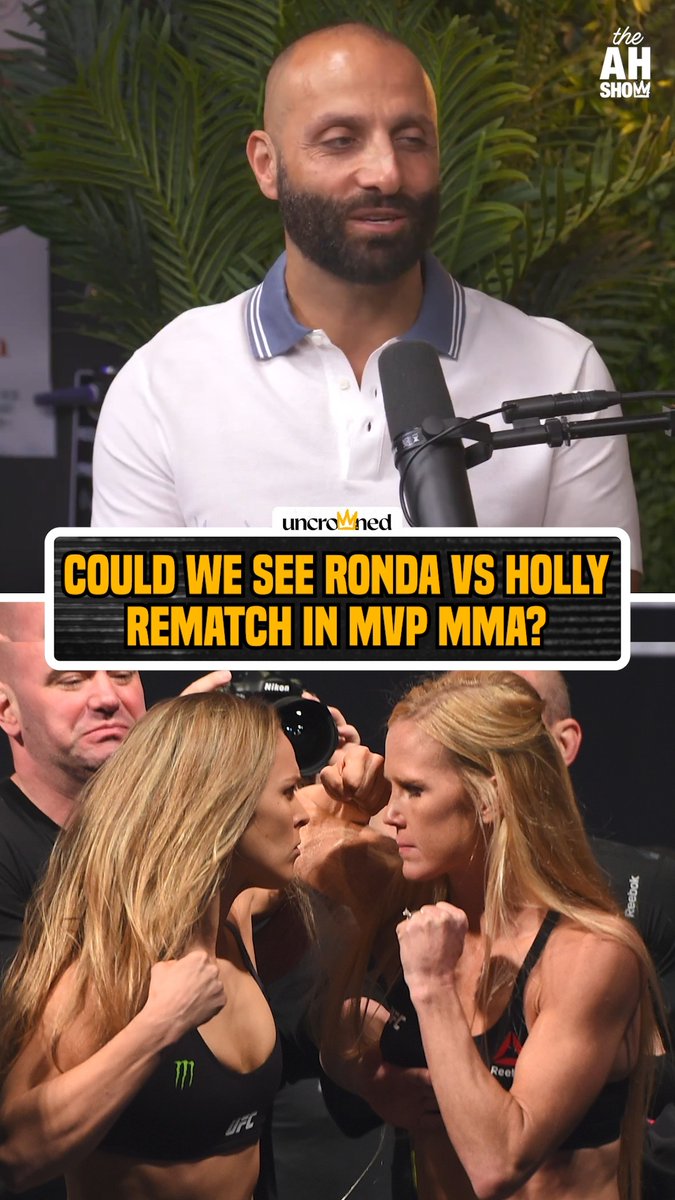 Nakisa would love to pair the winner of #RouseyCarano with Holly Holm 👀 #HelwaniShow