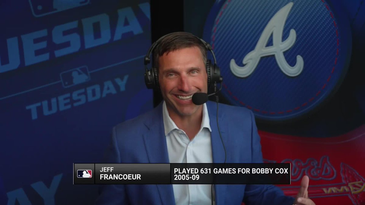 "He knew when to challenge you, but he also knew when to encourage you." ❤️ Frenchy joined pregame to reminisce on moments with the late Bobby Cox.