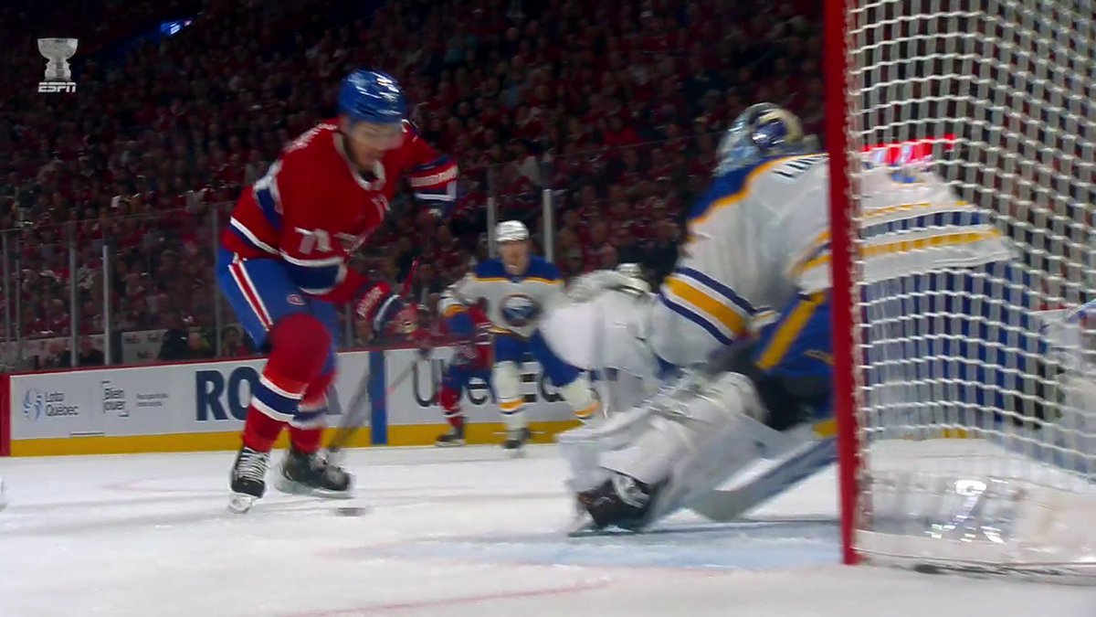 THE BELL CENTRE IS ROCKIN' AS THE CANADIENS TIE IT UP 🔥 Watch Sabres-Canadiens NOW on ESPN and the ESPN App 🍿