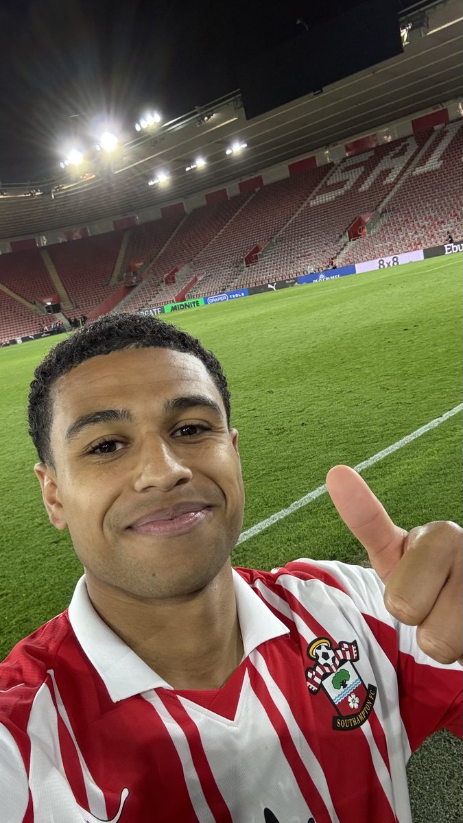 Signing off with Shea 🤳 Some night, Saints ❤️