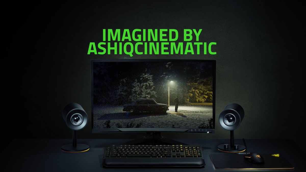 Razer Axon wallpapers by Ashiq Rasool bring quiet, late-night scenes to your screen through lifelike 3D illustrations: Sink into calm nights at your desk by downloading Razer Axon and letting these wallpapers come to life on your desktop.