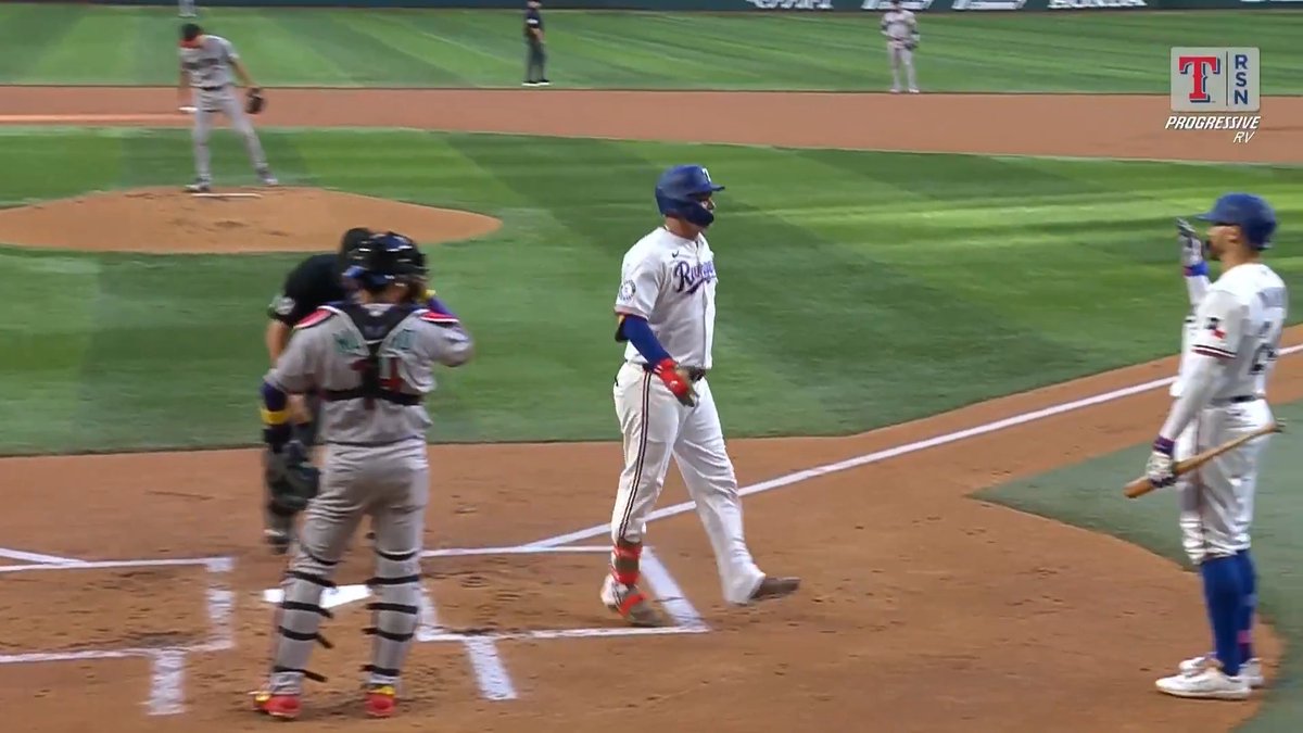 That's leadoff hitter Joc Pederson, to you. #AllForTX