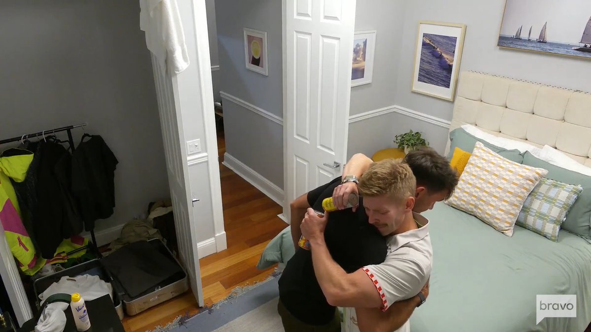 Carl and Kyle are apologizing to each other on Summer House.