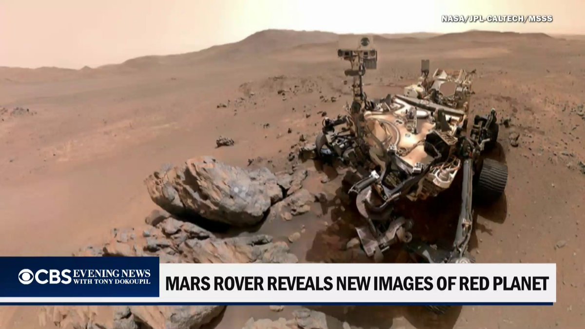 NASA says its Perseverance rover captured a series of images of Mars’ rocky western frontier — then turned the camera around for a selfie. The animated image is made from 61 photos taken March 11.