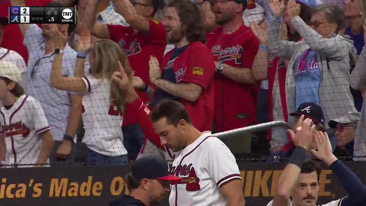 Austin Riley goes YARD for Atlanta 🔥 All tied up here on TBS, truTV &amp; HBO Max 📺