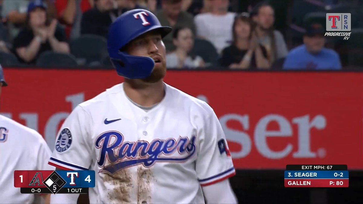 .Brandon Nimmo: 1st Team All-Hustle. #AllForTX