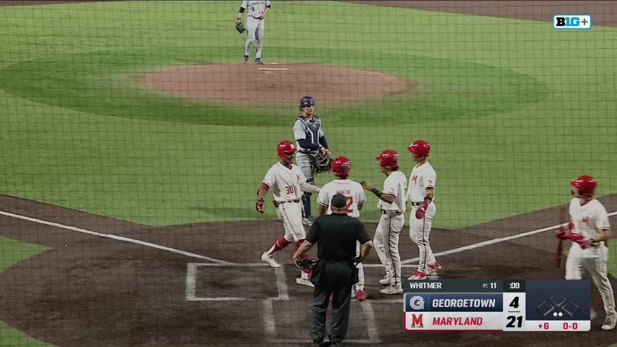 1st inning: Grand slam 3rd inning: 3-run HR 6th inning: Grand slam Relive Paul Jones II's Maryland Baseball record-tying 3-HR and program record 11-RBI game 💥