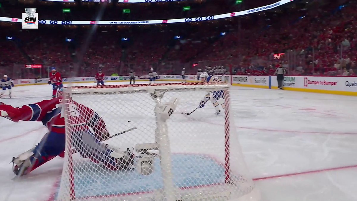 WHAT A STOP BY JAKUB DOBES ON THE ODD-MAN RUSH 🚫 #StanleyCup 🇺🇸: ESPN 🇨🇦: Sportsnet &amp; TVA Sports
