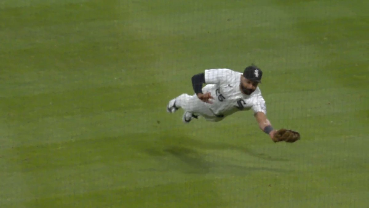Derek Hill got it done with the glove too to help the @WhiteSox secure a W!