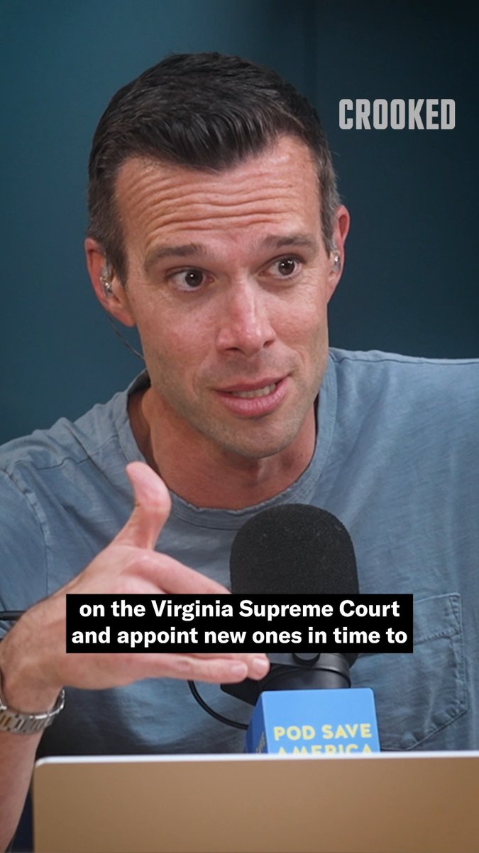 Jon, Tommy, and Lovett react to a plan to retire the entire Virginia Supreme Court to reinstate the state's congressional maps.