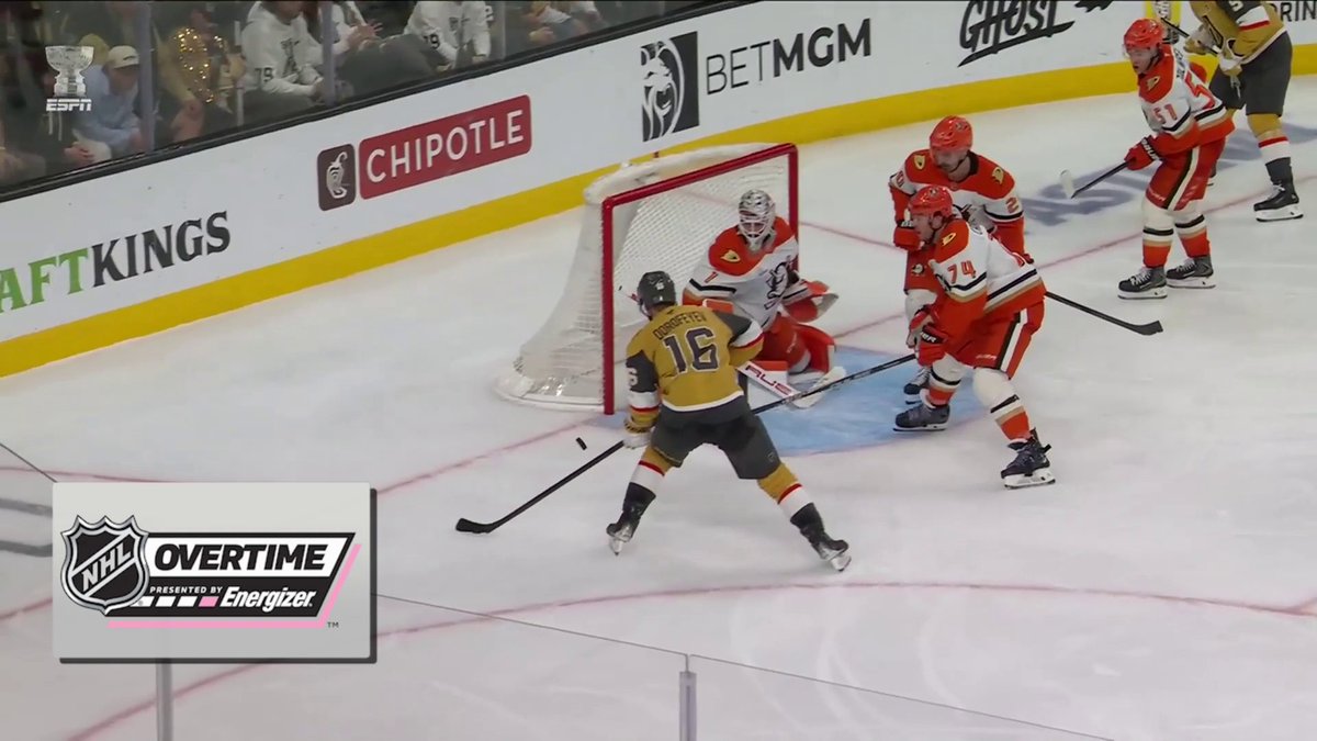 PAVEL DOROFEYEV CALLS GAME 🚨 VEGAS WINS GAME 5 IN @ENERGIZER OVERTIME! #StanleyCup
