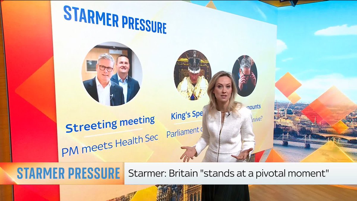 "Today might not be the day that Wes Streeting acts, because it is the King's speech." Sophy Ridge gives her analysis as another big day in Westminster looms, with the PM set to meet Streeting this morning.