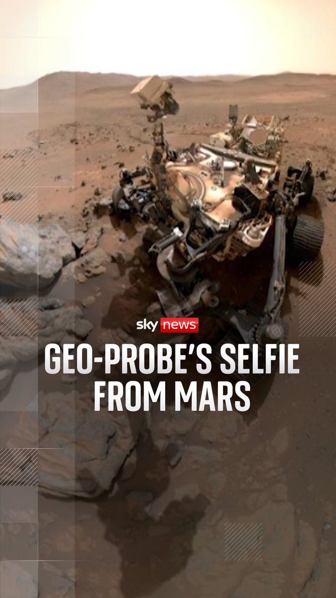 Since landing on Mars five years ago, NASA's Perseverance rover has been analysing minerals as it moves westward across the arid terrain of the Red Planet. The geological explorer sent back an image of itself composed of 61 separate shots. 🔗