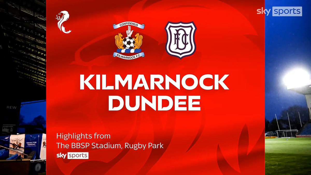 🔵 Kilmarnock secured their Scottish Premiership survival after beating Dundee 3-1 at Rugby Park ⤵️