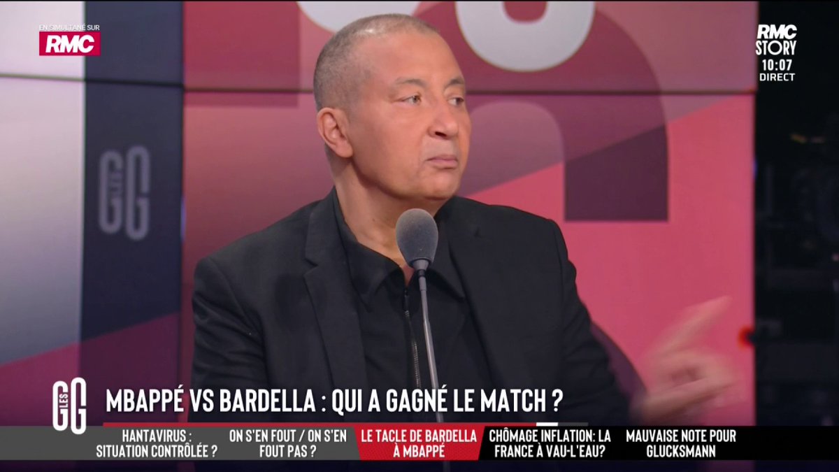 💥 Mbappé vs Bardella : qui a gagné le match ? 🗣️ Mourad Boudjellal : "Mbappé a le droit de donner son avis, c'est un citoyen français qui paie beaucoup d'impôts et qui crée beaucoup de richesses. Sûrement plus que le jeune Bardella." #GGRMC