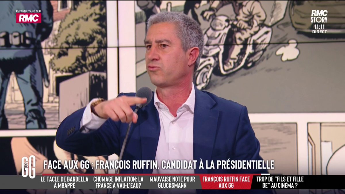 🎙️ François Ruffin : "Je suis d'accord pour indexer les salaires sur les dividendes, voire sur les salaires des PDG." 🎙️ Mourad Boudjellal : "Et les risques vous les indexez ? Les avantages, on les partage et les problèmes on se les garde." #GGRMC