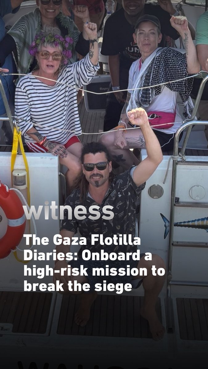 On a high-risk journey to break the siege on Gaza, two crew members aboard the Global Sumud Flotilla share their rare firsthand accounts. Watch The Flotilla Diaries for more: | Black Leaf Films