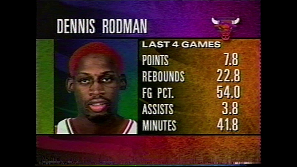 Dennis Rodman scored 11 points and grabbed 27 rebounds, turning the Dallas Mavericks upside down and making Don Nelson question his life. What a stat line. For superstars, it’s usually the opposite.. points higher than rebounds. This man grabbed rebounds like Kobe scored points.