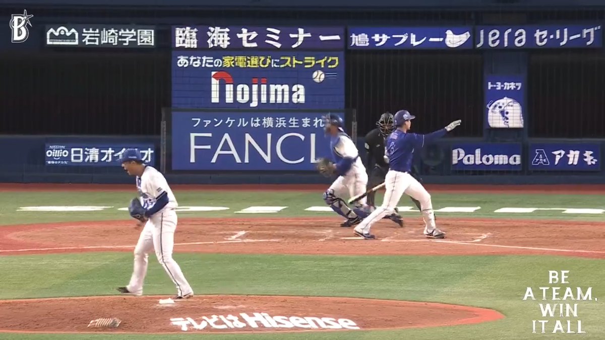 #島田舜也 選手が5回にイマキュレートイニング(三者連続三球三振)を達成し、勝ち投手の権利を得る🤗👏👏👏 5回表 DB 5 - 0 D #baystars