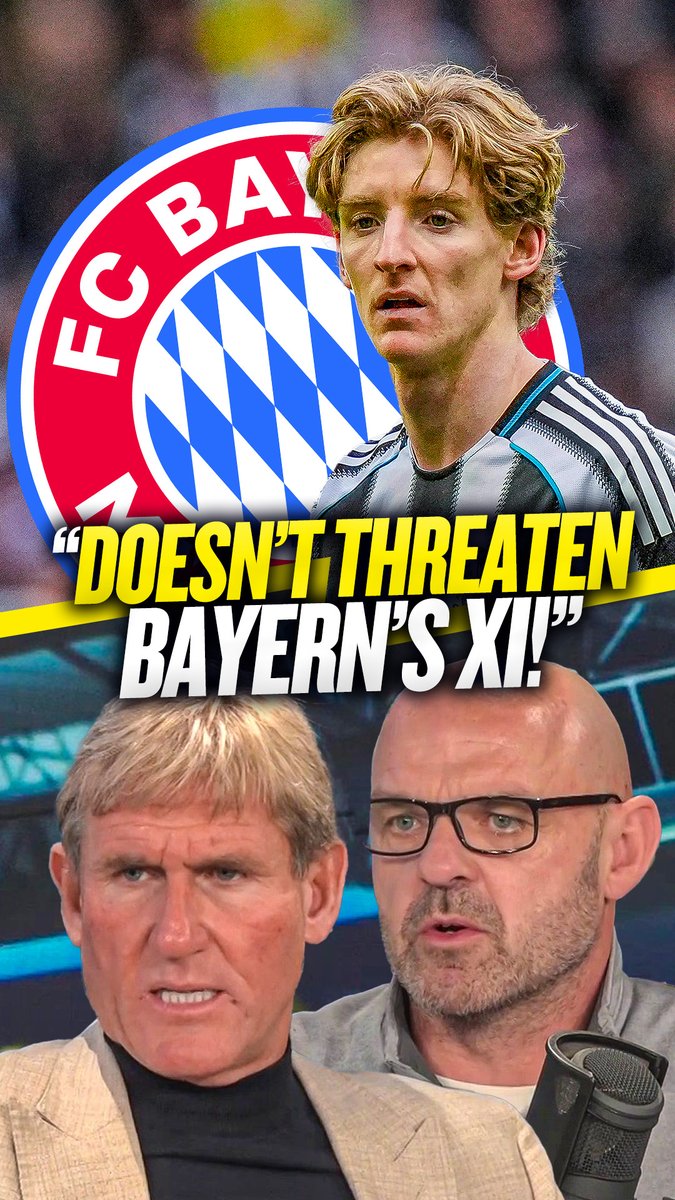 ❌ Danny: "Anthony is not on Luis Diaz's level, he's not at Olise's level!" 🤷‍♂️ Simon: "Bayern Munich is one of the elite clubs in Europe! It's disappointing for Newcastle!" Simon Jordan and Danny Murphy react to #NUFC's Anthony Gordon agreeing terms with Bayern! 😯