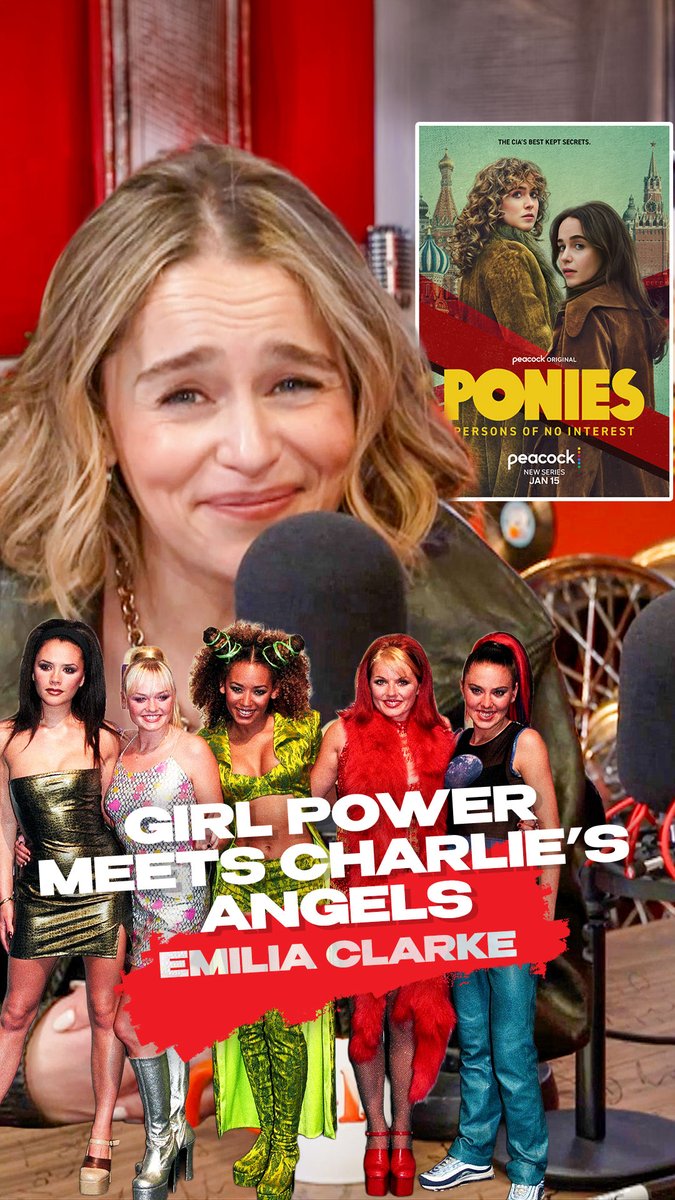 Emilia Clarke does a mean Charlie's Angels impression! Her new spy TV show 'Ponies' drops May 22nd on Sky and NOW 📺🕵️‍♀️ Sky TV Peacock