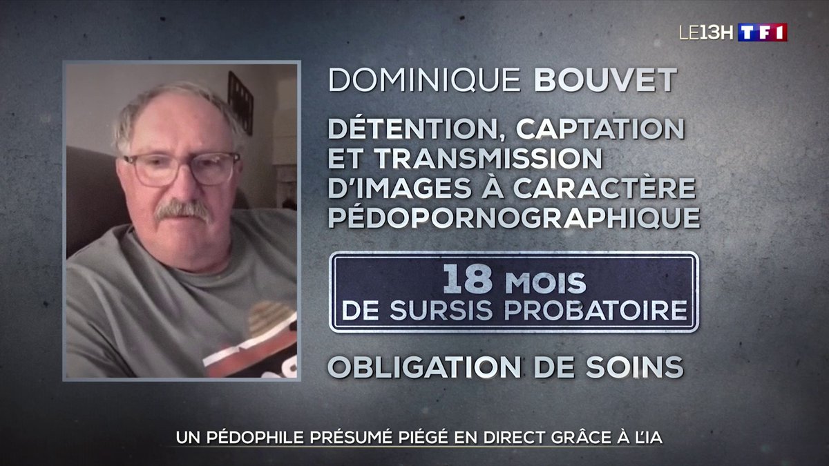 🔴 En Haute-Saône, un pédophile présumé a été piégé en direct sur Internet. Pour cela, un "chasseur de pédocriminel" a crée une fausse jeune fille de 14 ans pour discuter avec lui. Cette pratique est-elle légale ? 📺 #LE13H présenté par Marie-Sophie Lacarrau